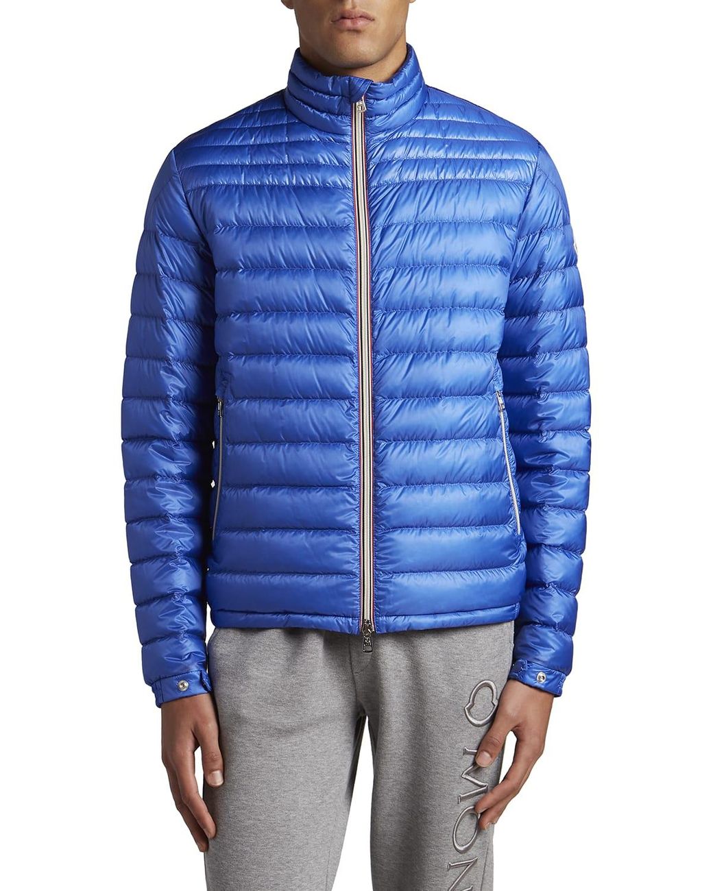 Moncler Daniel Nylon Mid-weight Puffer Jacket in Blue for Men | Lyst