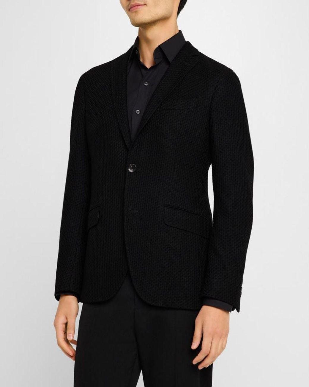 Etro Purple Apos;S Basic Textured Blazer for men
