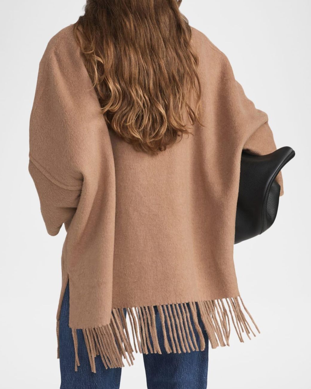 FRAME The Fringe Coat in Brown | Lyst