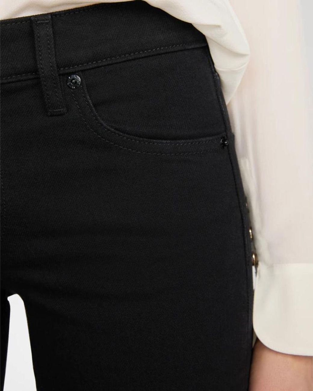 FRAME Black The Cigarette Pants