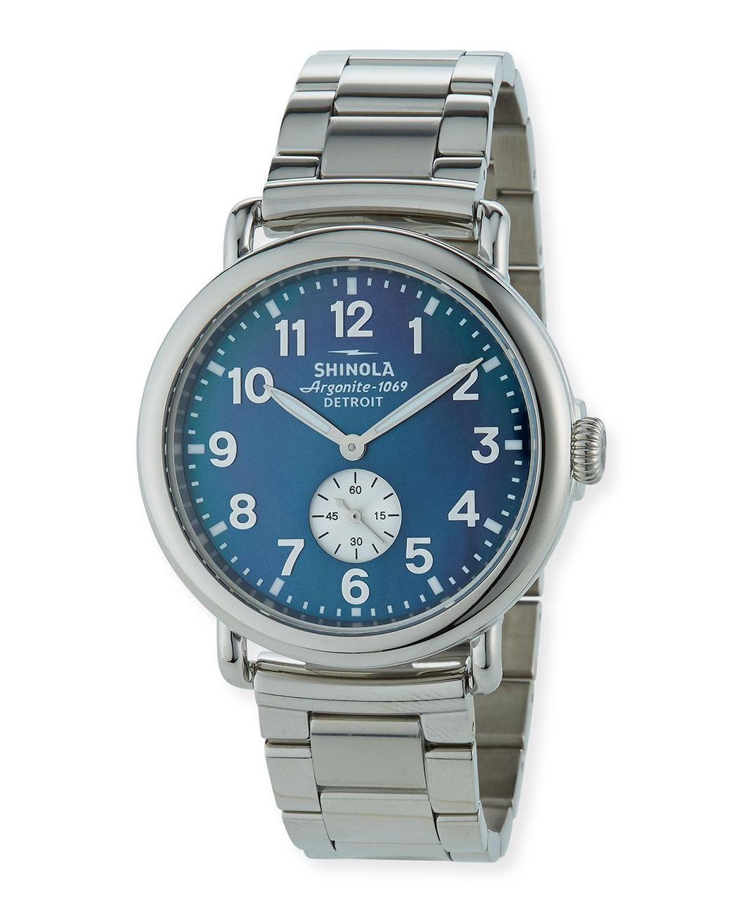 blue shinola watch