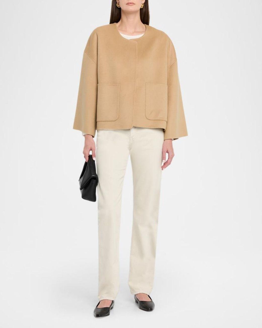 By Malene Birger Natural Jacquie Wool Jacket