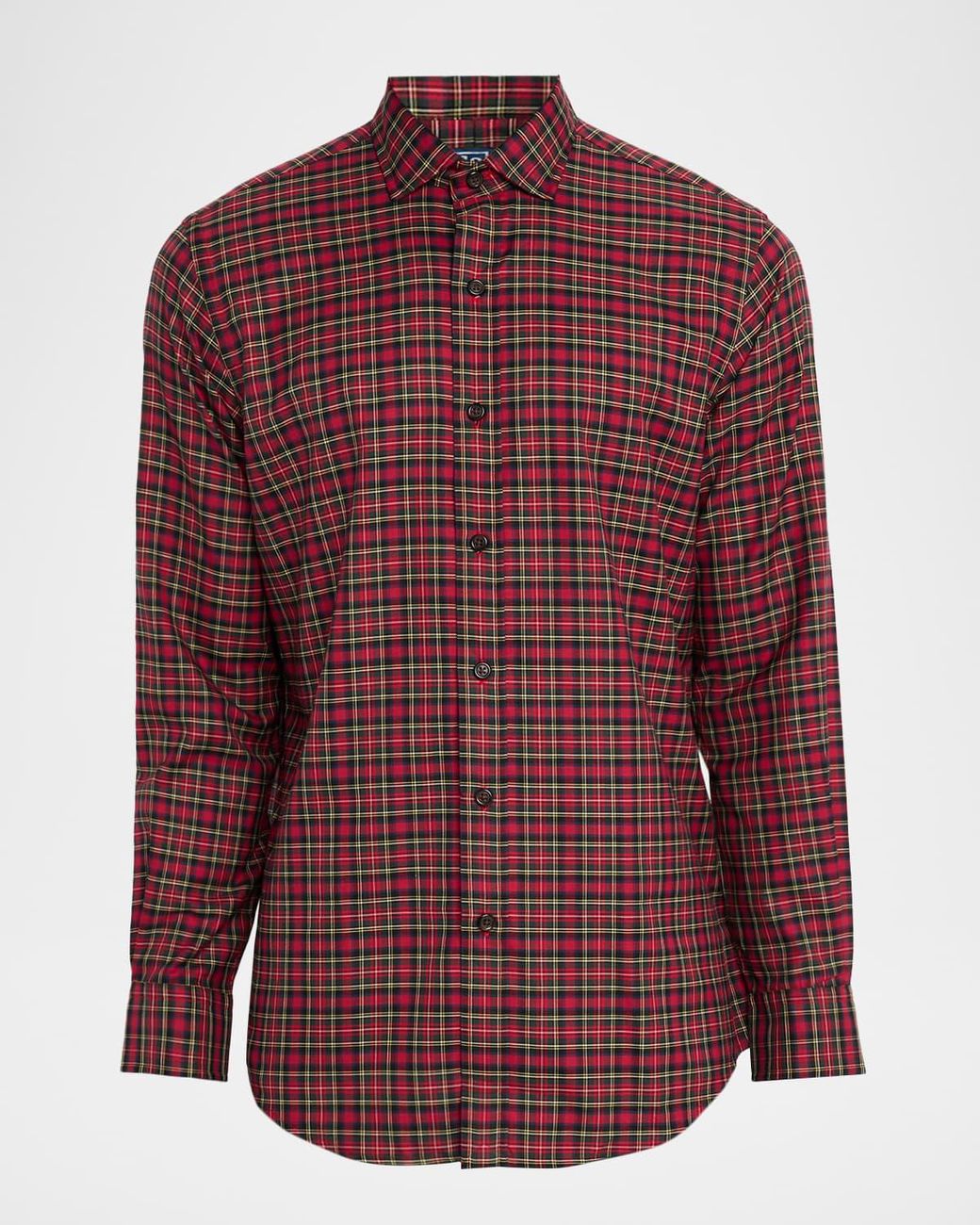 Polo Ralph Lauren Classic Fit Plaid Twill Button-Down Shirt in Red