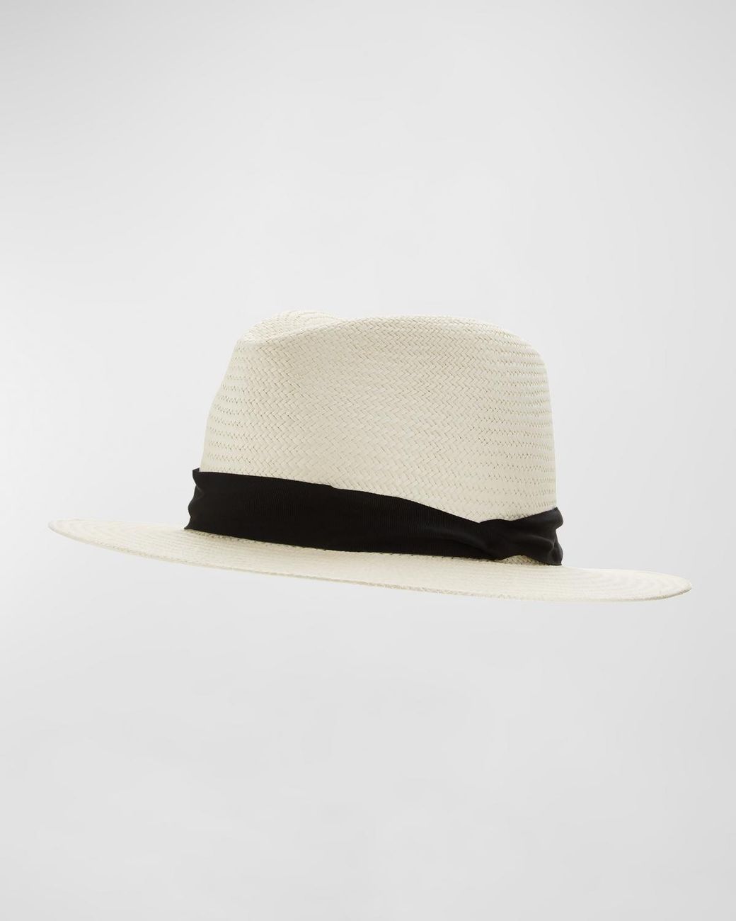 Rag & Bone White Straw Panama Hat