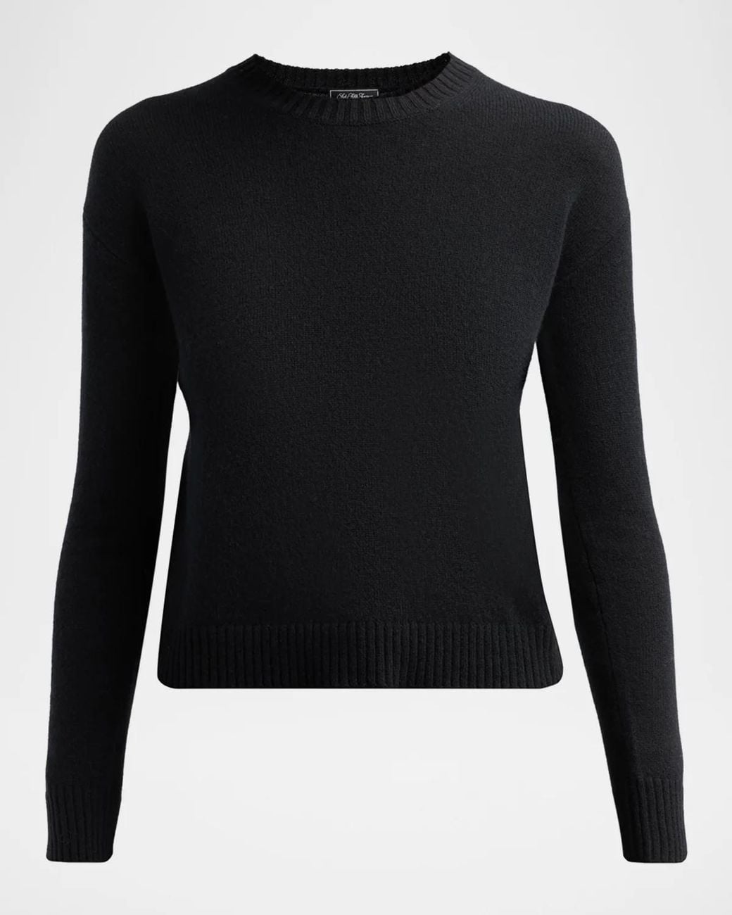 Neiman Marcus Black Basic V-Neck Cashmere Cardigan