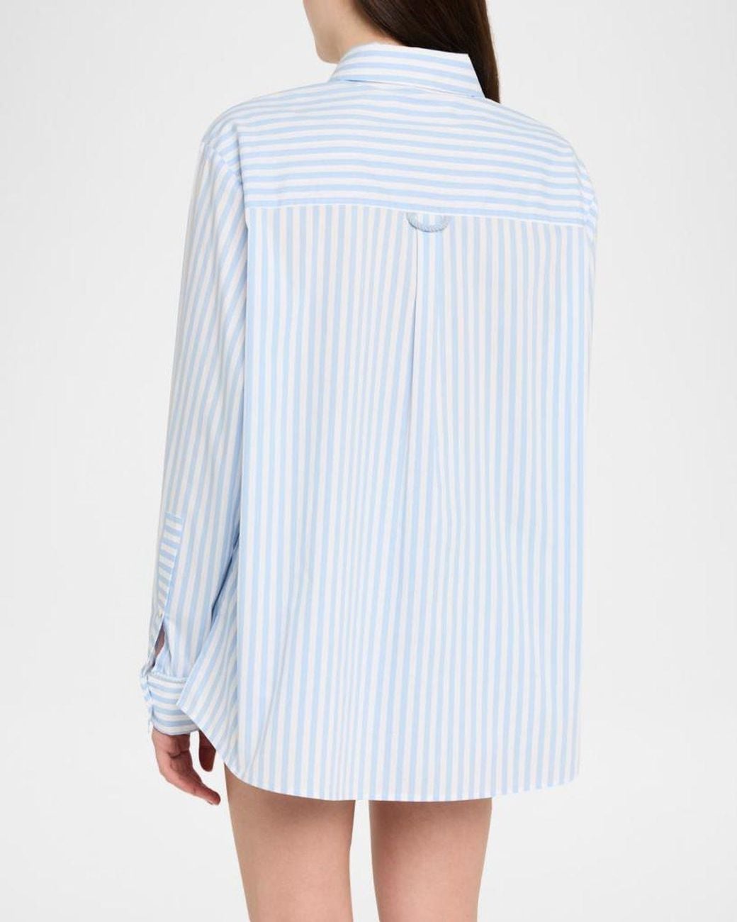 Solid & Striped Blue The Avril Striped Button-Front Shirt