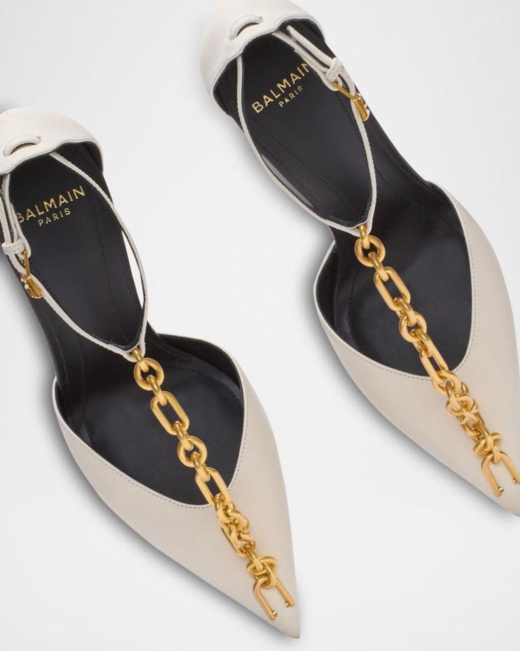 Balmain Multicolor Leather Sync Heeled Mules 95
