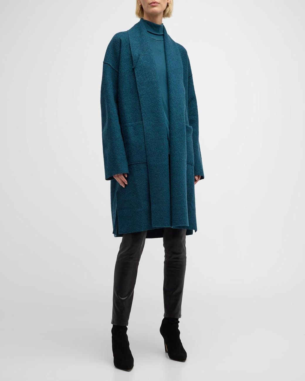 Eileen fisher 2025 wool coat