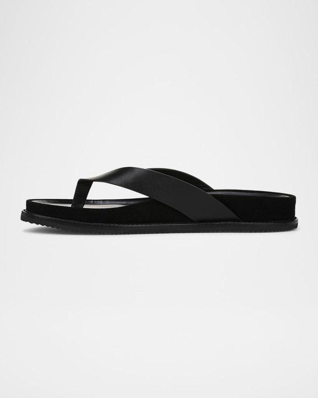Vince Black Apos;S Dali Leather Sandals for men