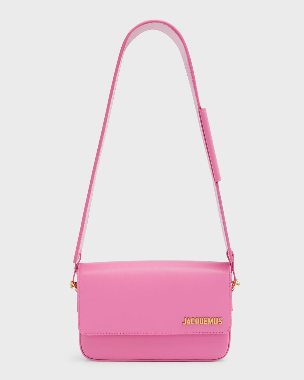 Jacquemus Le Carinu Flap Leather Shoulder Bag in Pink Lyst