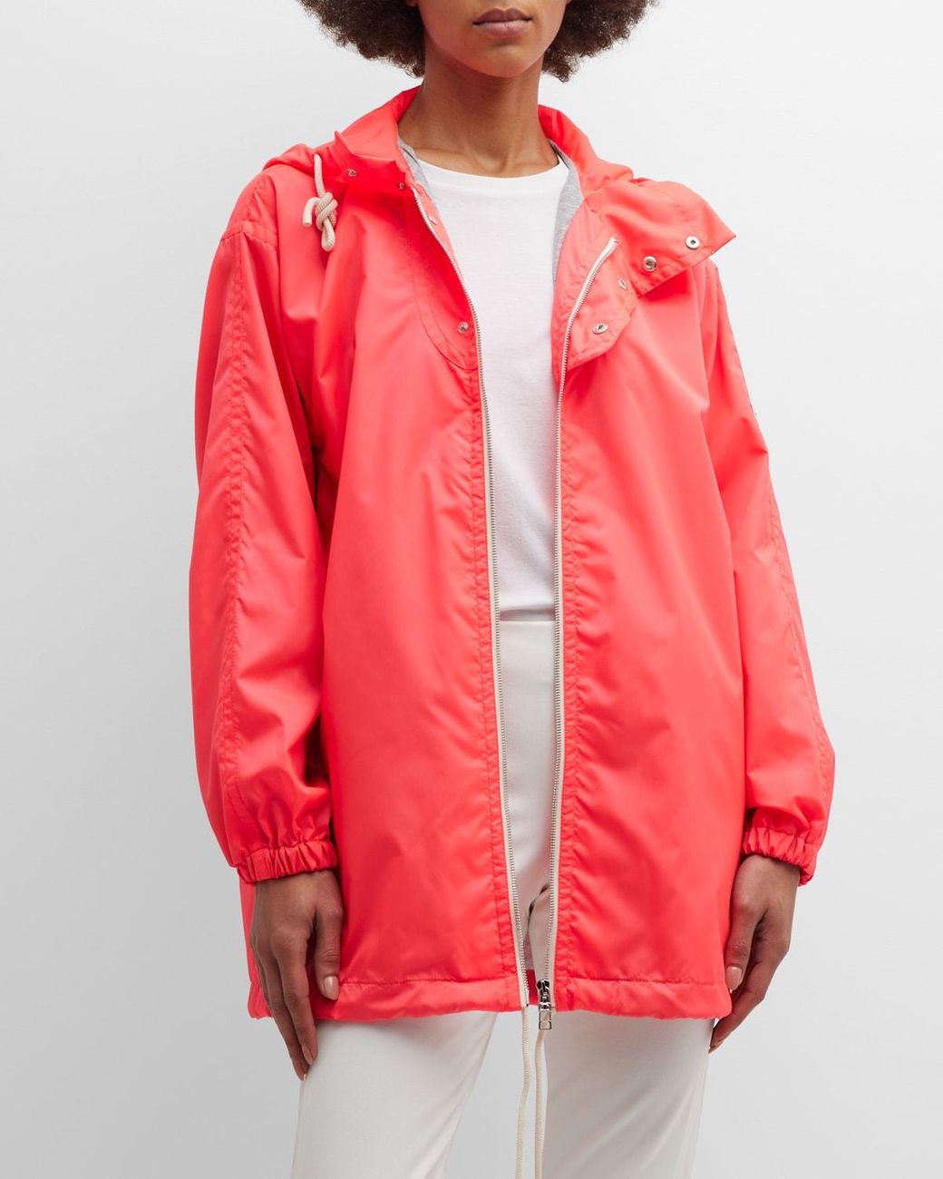 Moncler Genius X Alicia Keys Soho Jacket With Logo Detail in Red | Lyst