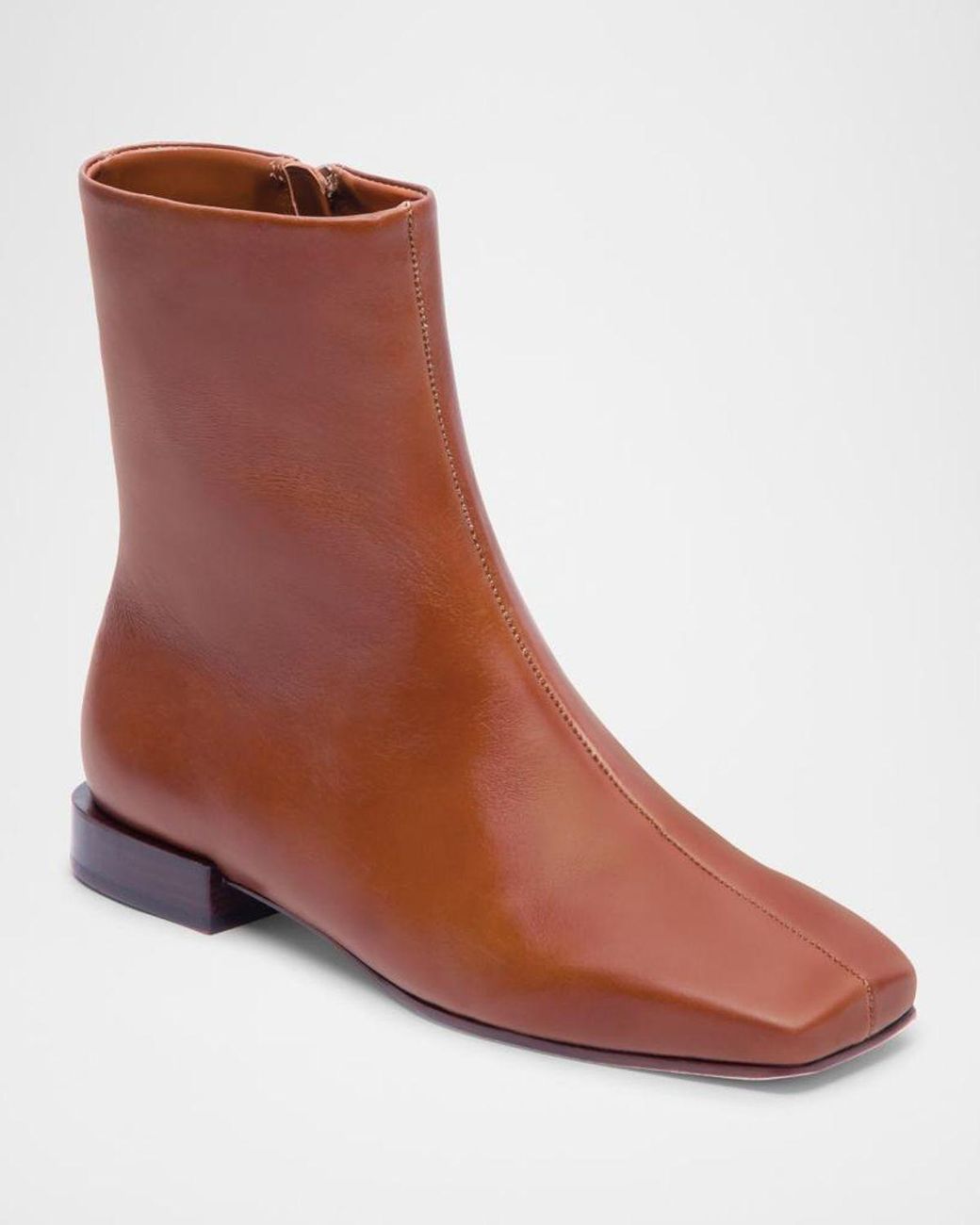 Bernardo Brown Belfast Leather Ankle Booties