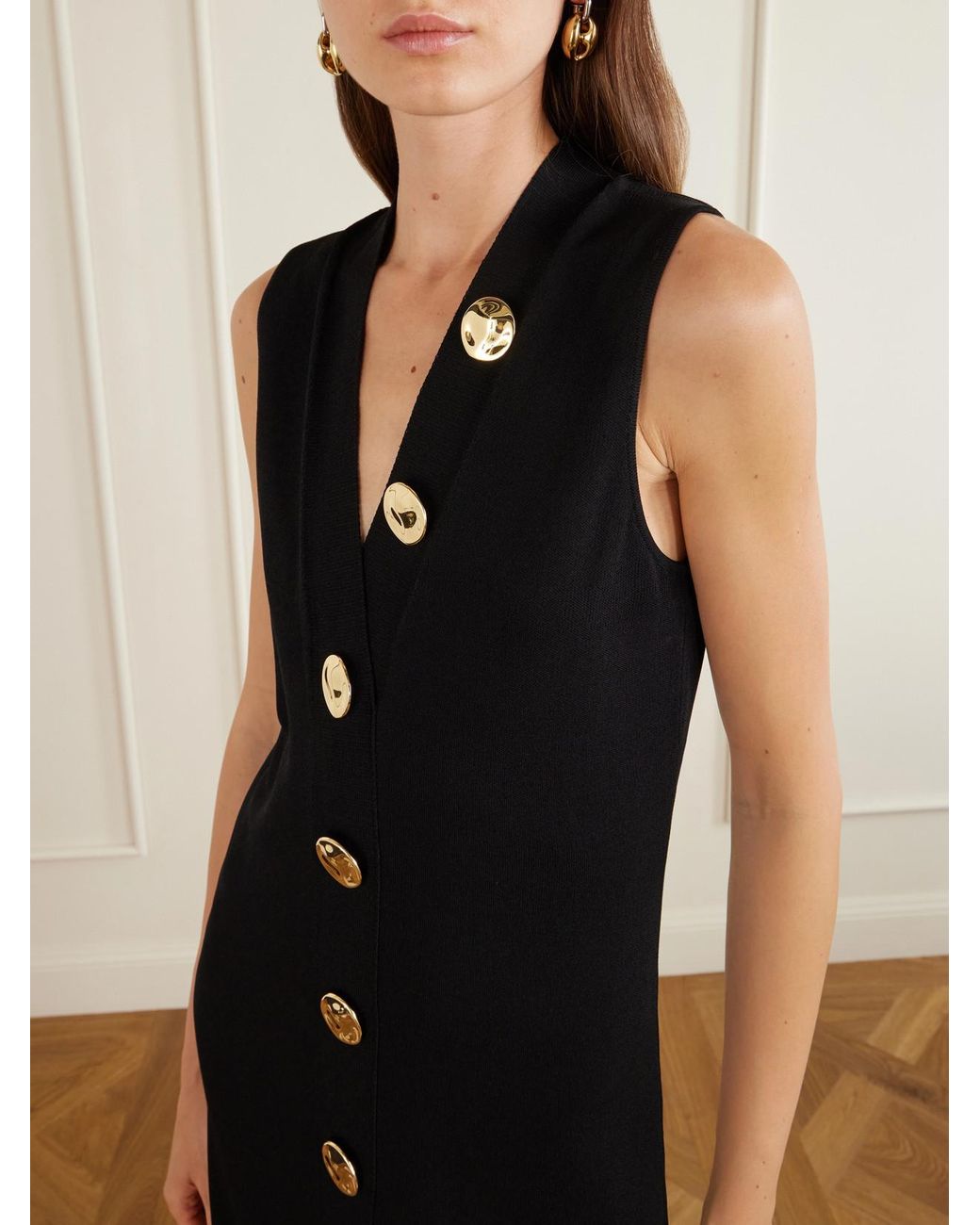 Altuzarra Black Axia Knitted Maxi Dress