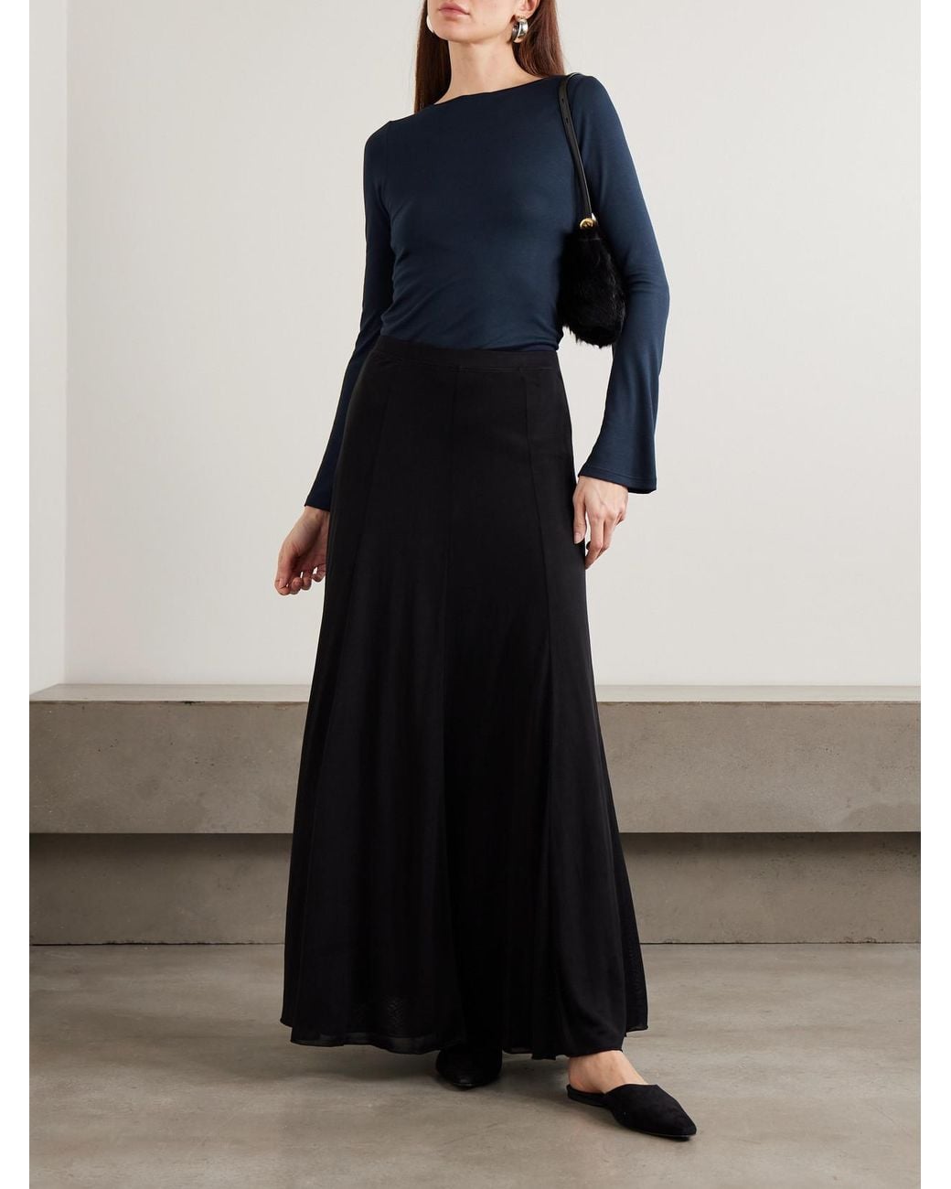 The Park Blue Evelyn Jersey Top