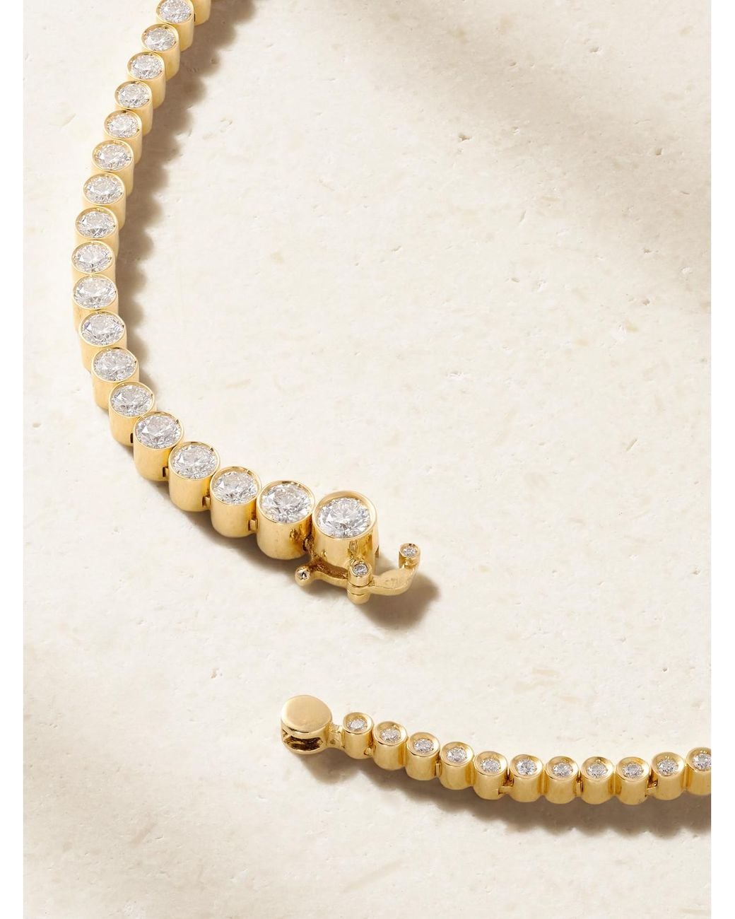 Sophie Bille Brahe Natural Collier De Tennis Classique 18-Karat Diamond Necklace