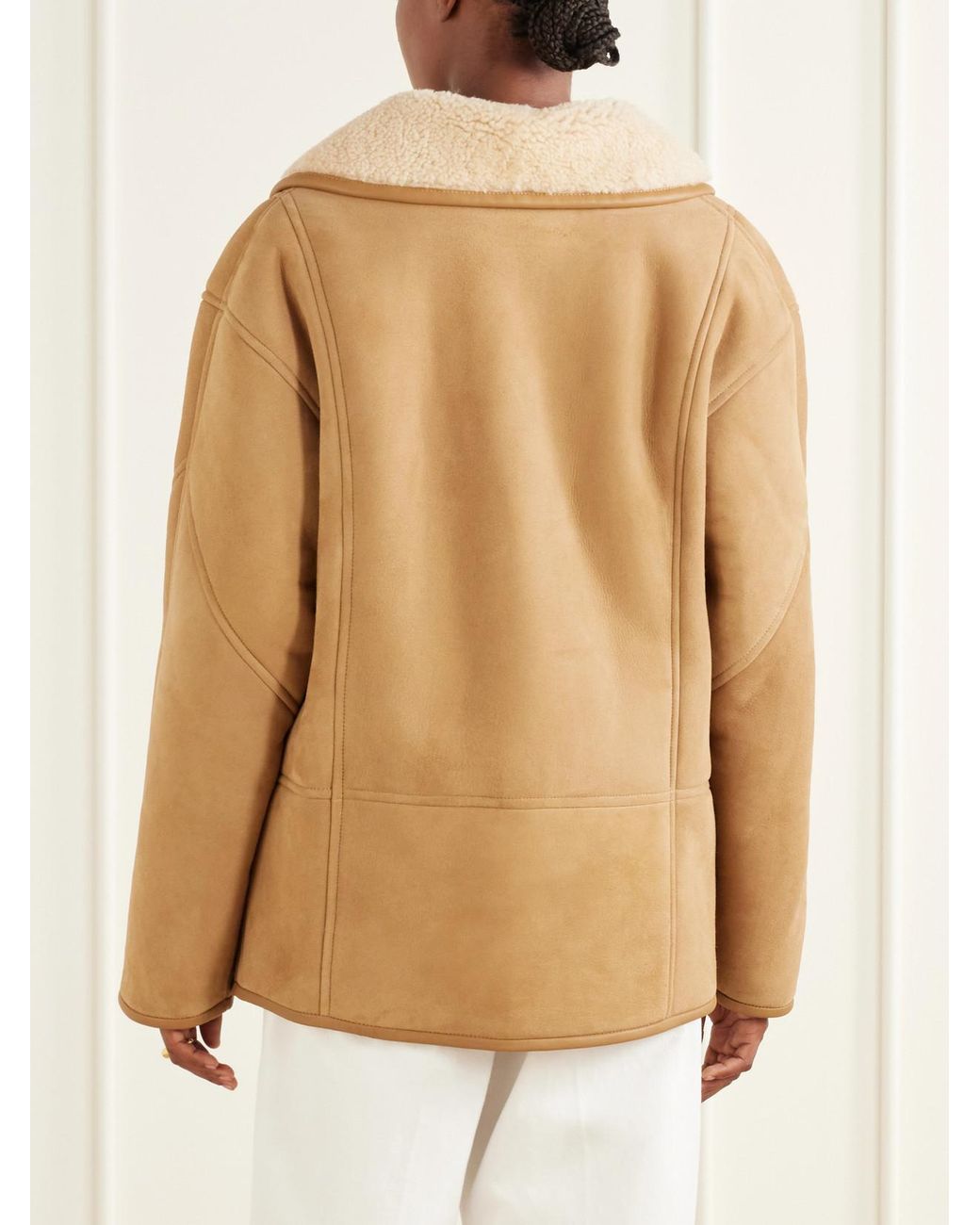 Blazé Milano Natural Tatoosh Shearling Jacket