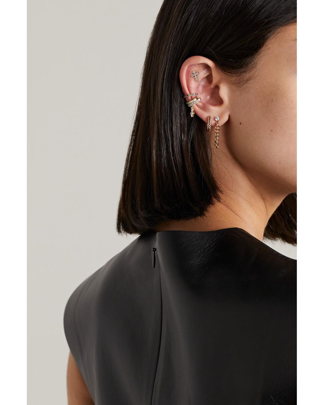 Anita Ko Natural 18-Karat Diamond Ear Cuff