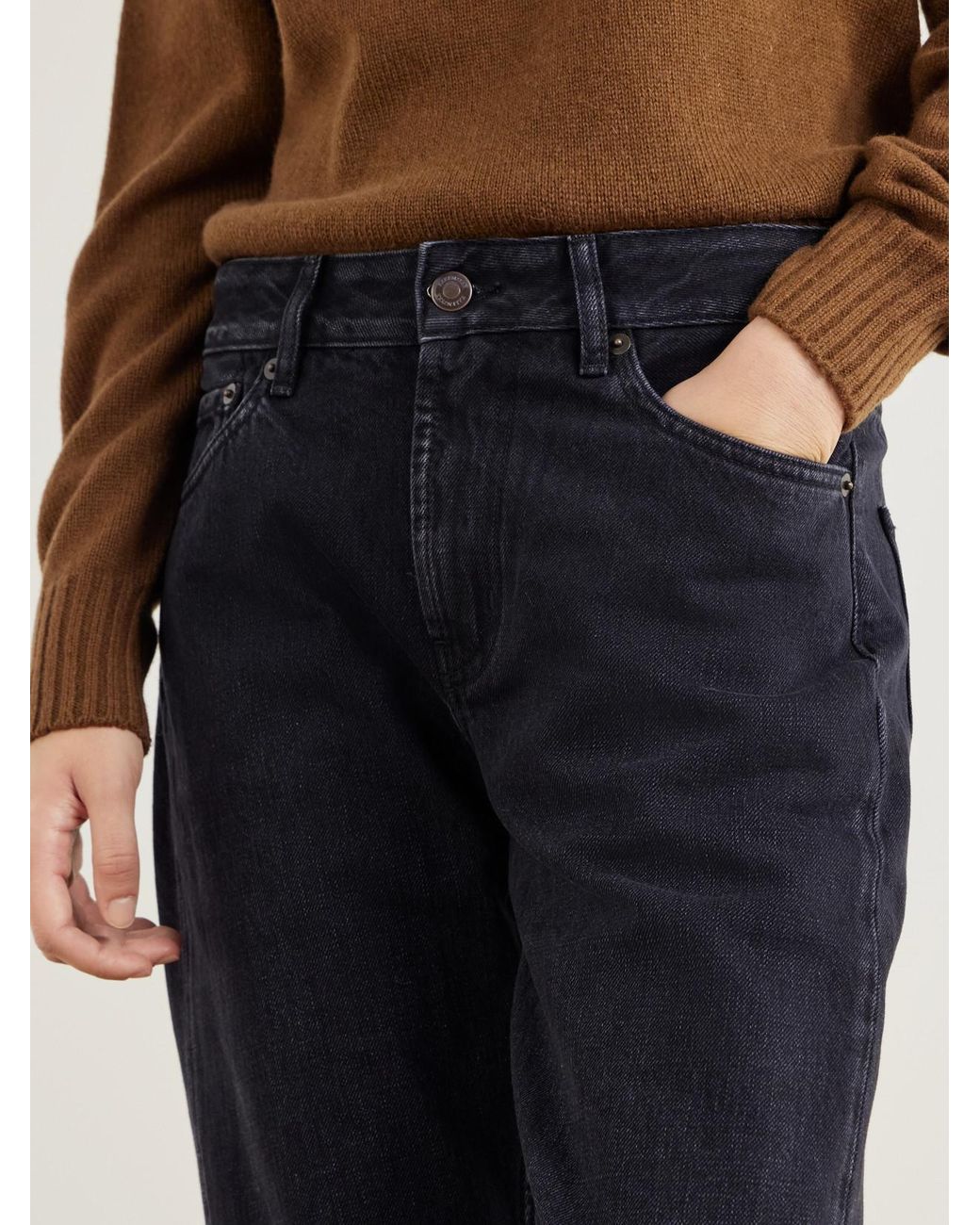 Kallmeyer Blue Adina Mid-Rise Straight-Leg Jeans