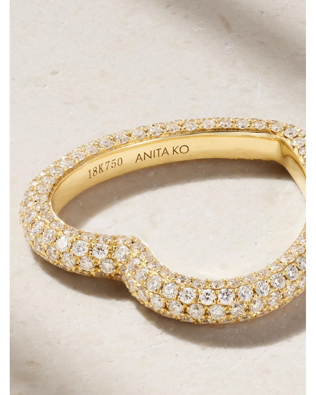 Anita Ko Natural 18-Karat Diamond Ring