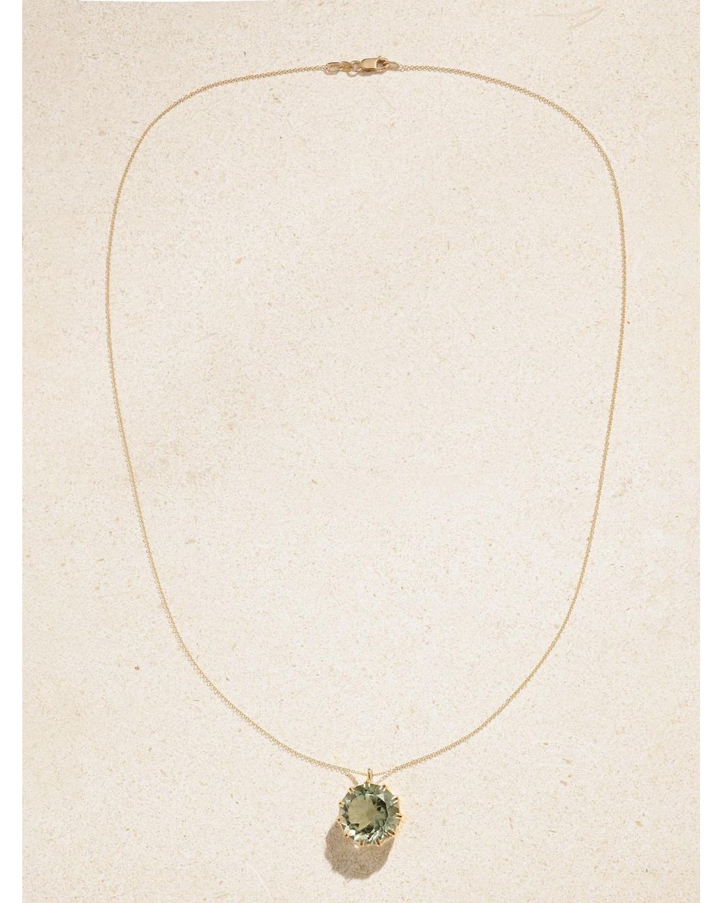 Ileana Makri Natural Crown 18-Karat Amethyst Necklace