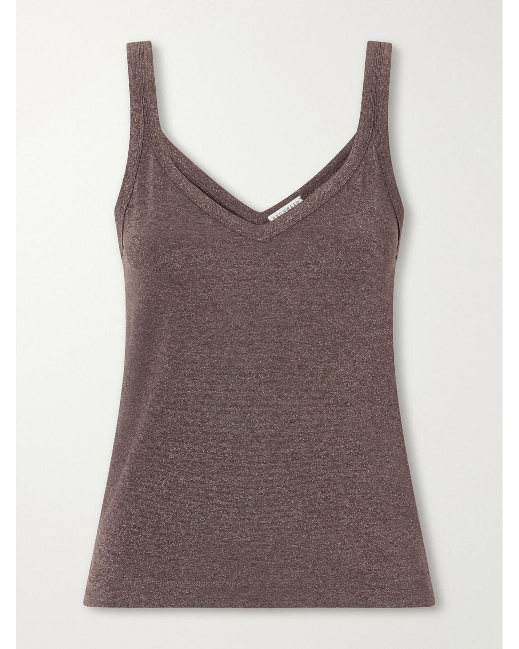 Brunello Cucinelli Brown Knitted Tank