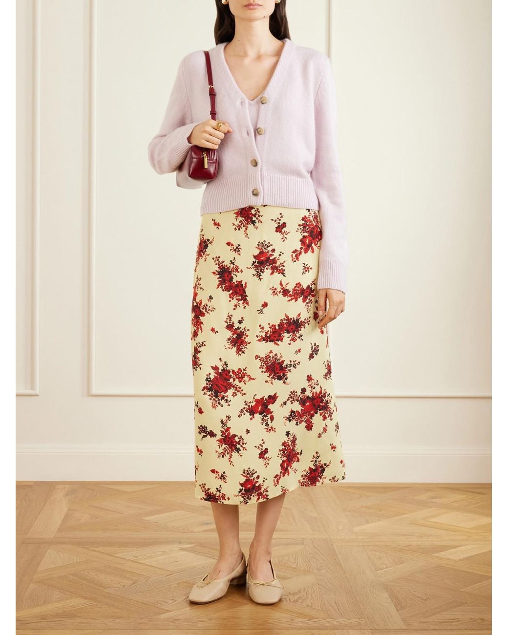 Brandon Maxwell Pink The Sloane Silk And Cashmere-Blend Knitted Cardigan