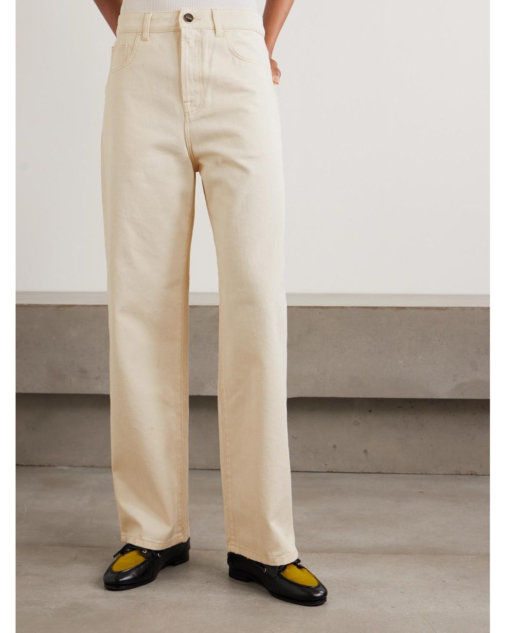 Rohe Natural High-Rise Wide-Leg Jeans