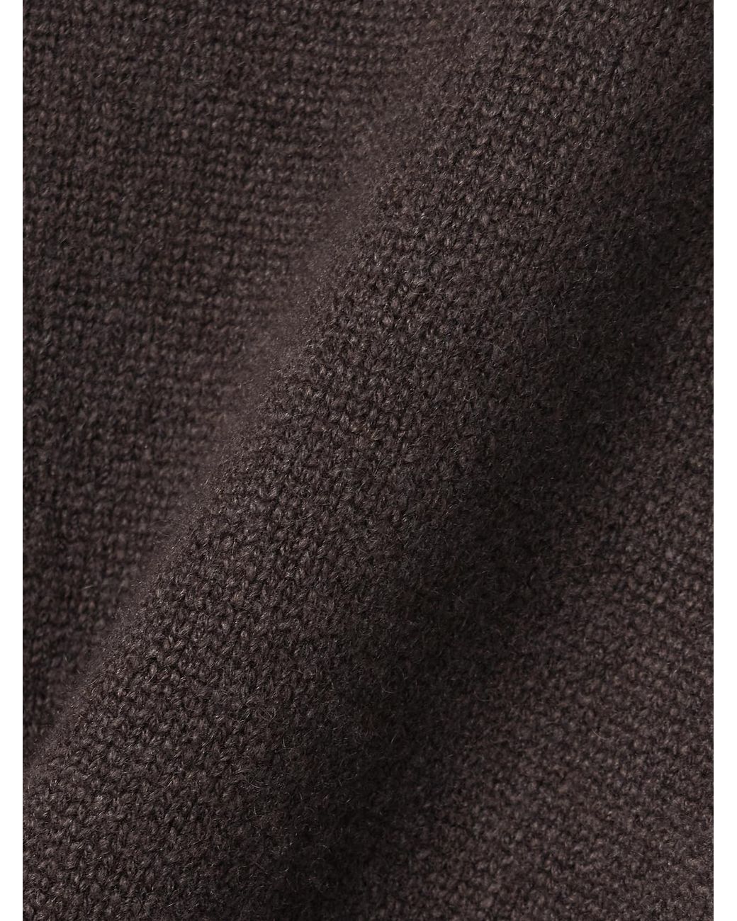 Khaite Brown Margaux Oversized Cashmere Sweater