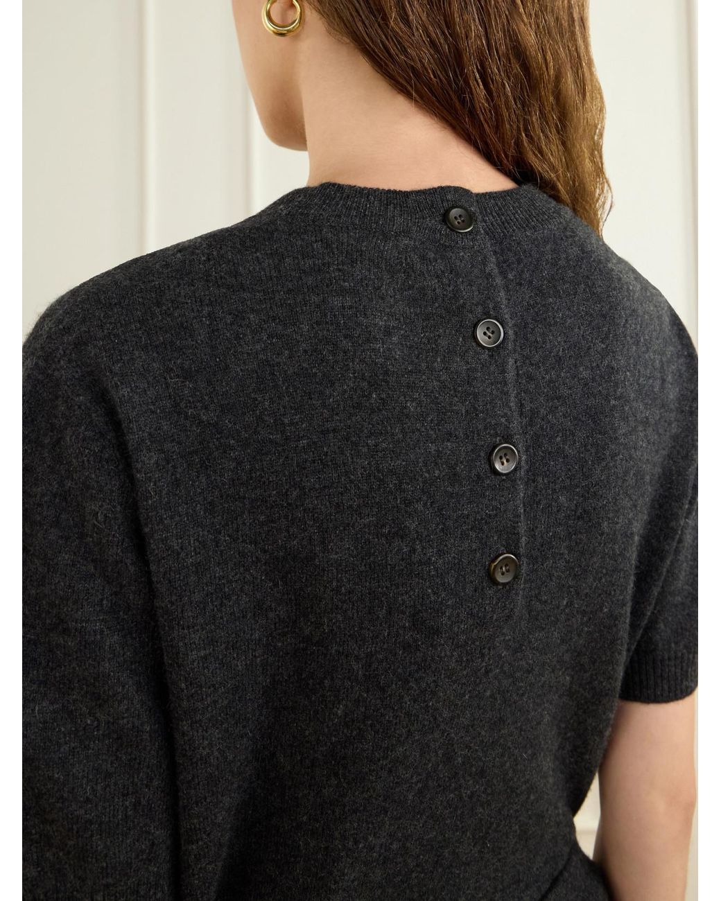 Altuzarra Black Otto Cashmere Sweater