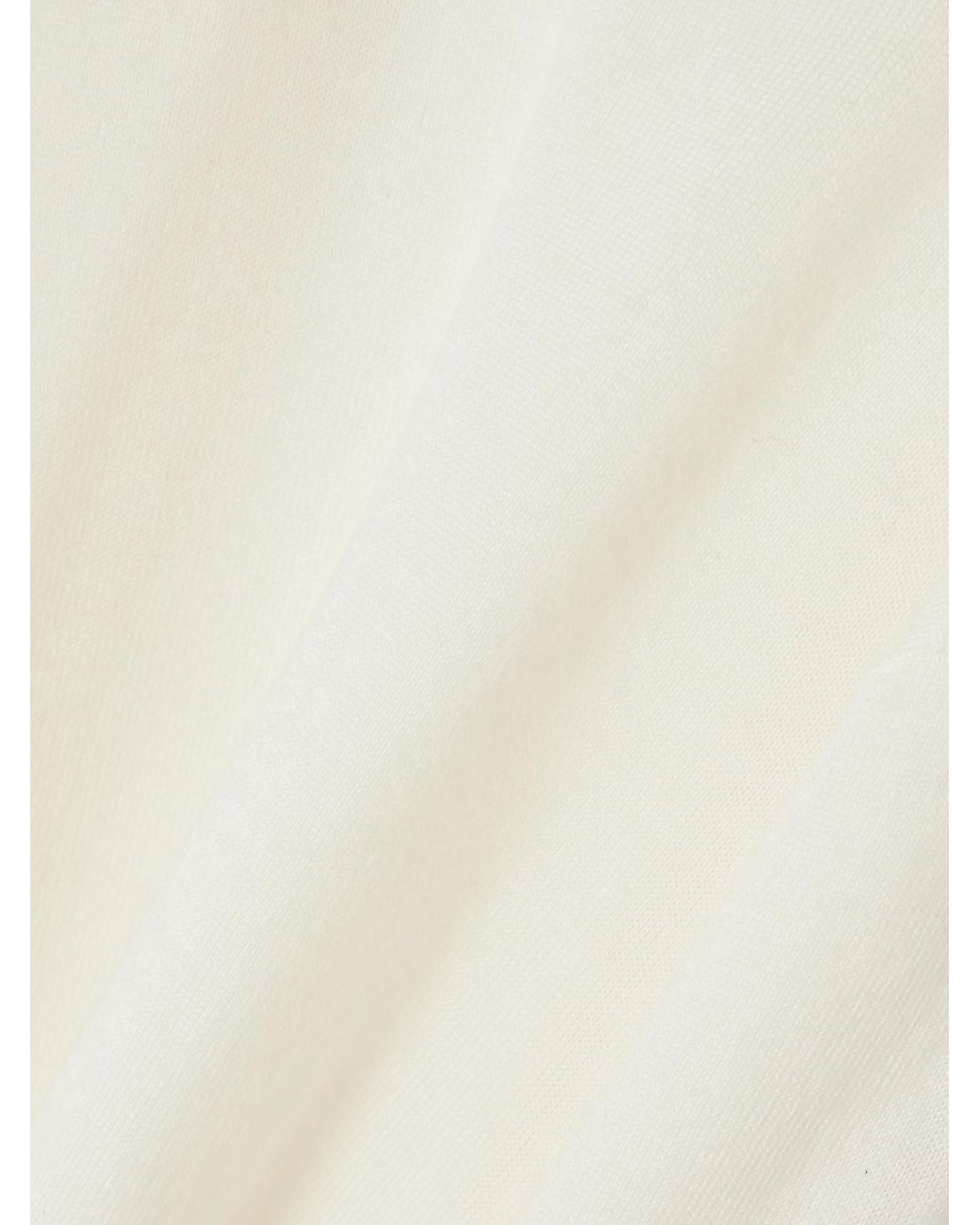 Totême White Garderob Wool And Silk-Blend Sweater