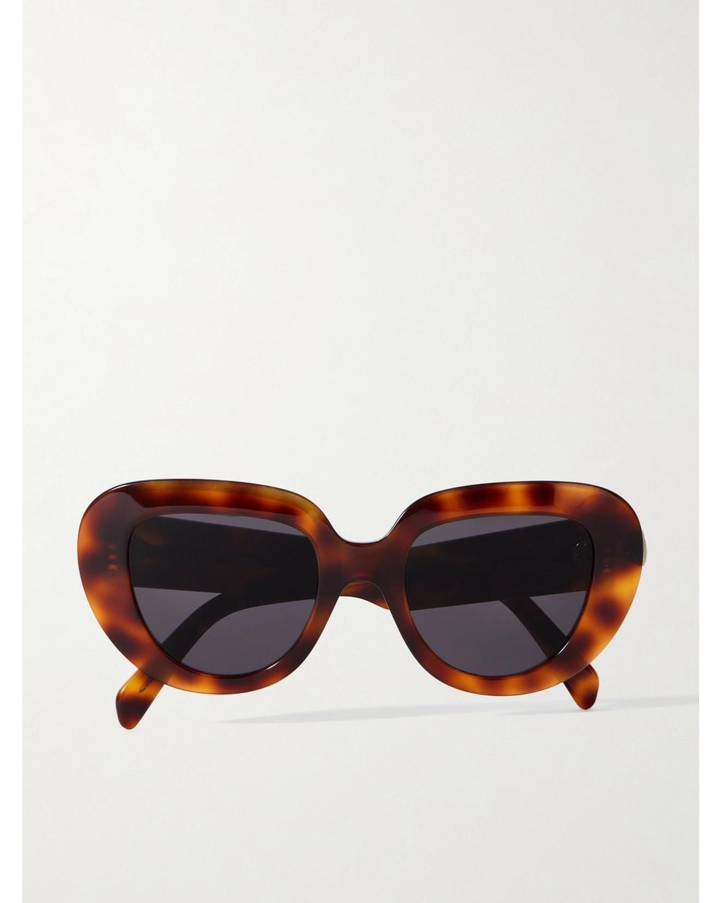 Céline Multicolor Oversized Butterfly-Frame Acetate Sunglasses