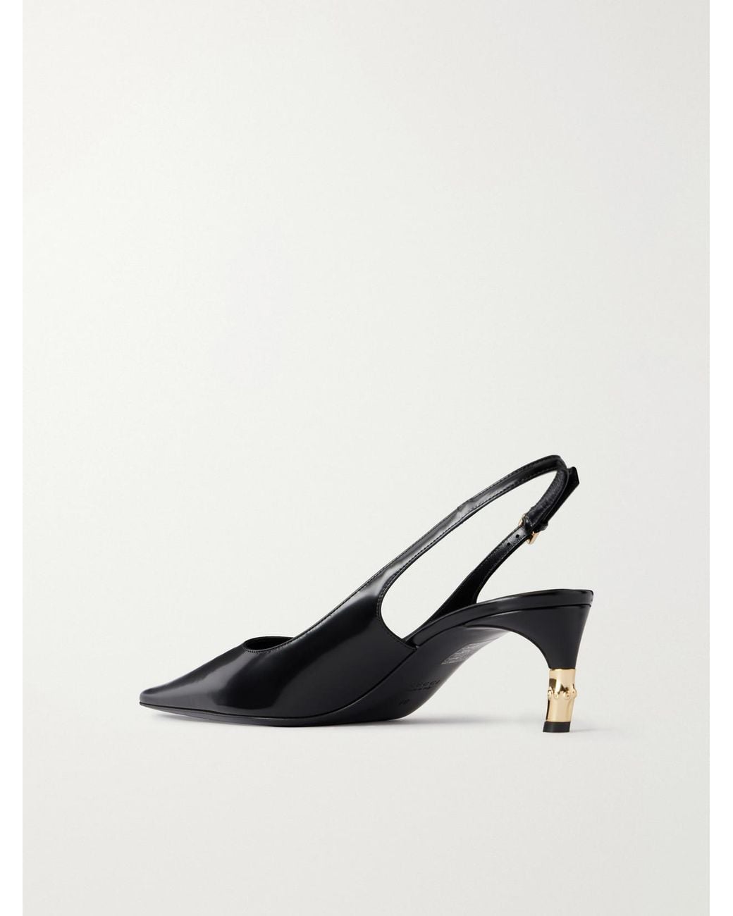 Gucci Black Castello 60 Leather Pumps