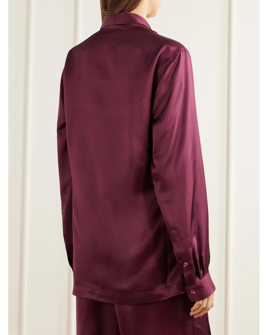 Sanderlak Purple Satin Jacket