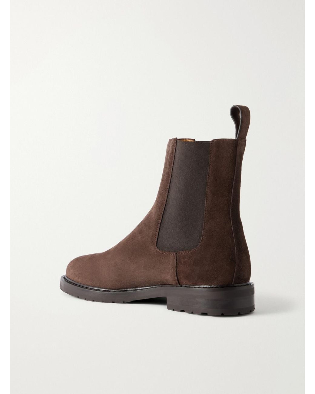 LEGRES Brown 25 Chelsea Suede Ankle Boots
