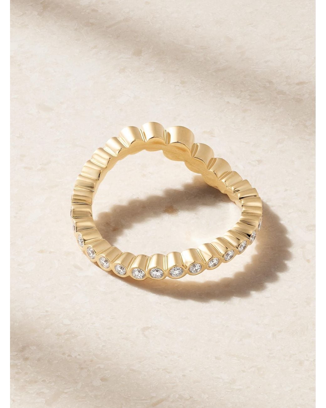 Sophie Bille Brahe Natural Sky Classic 18-Karat Recycled Diamond Ring