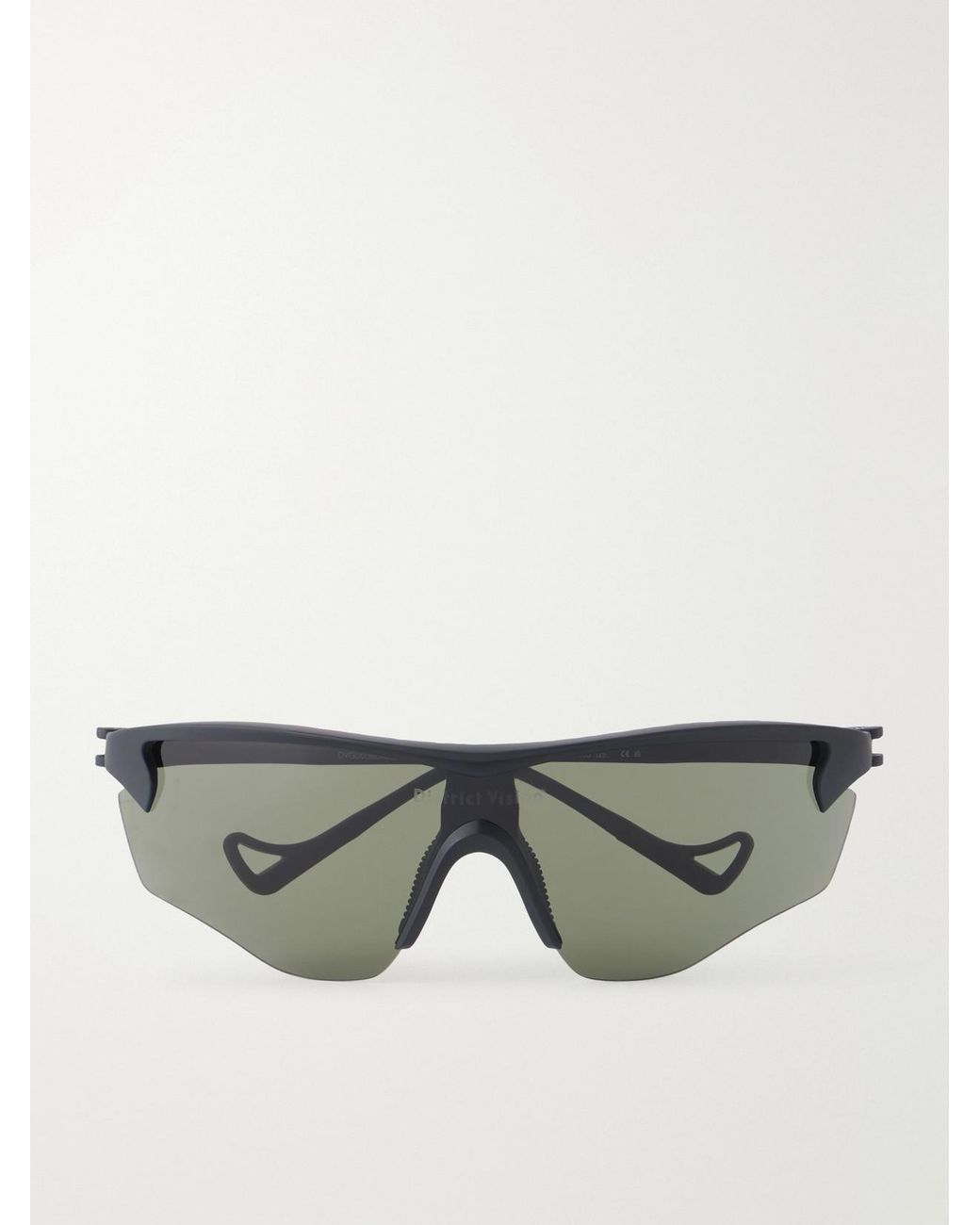 District Vision Black Junya Racer D-Frame Polycarbonate Sunglasses