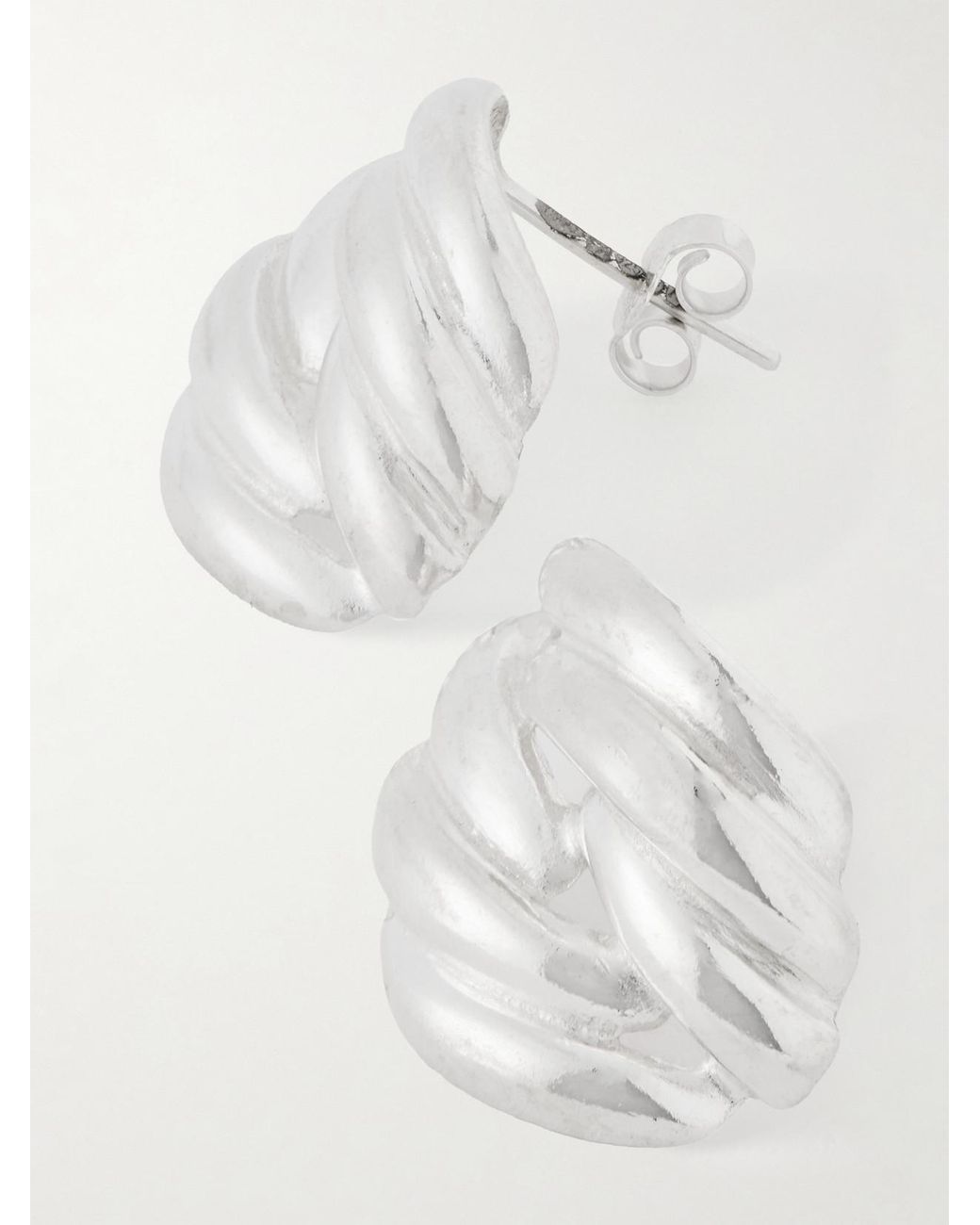 YSSO White Clos Mini Ohrringe Aus