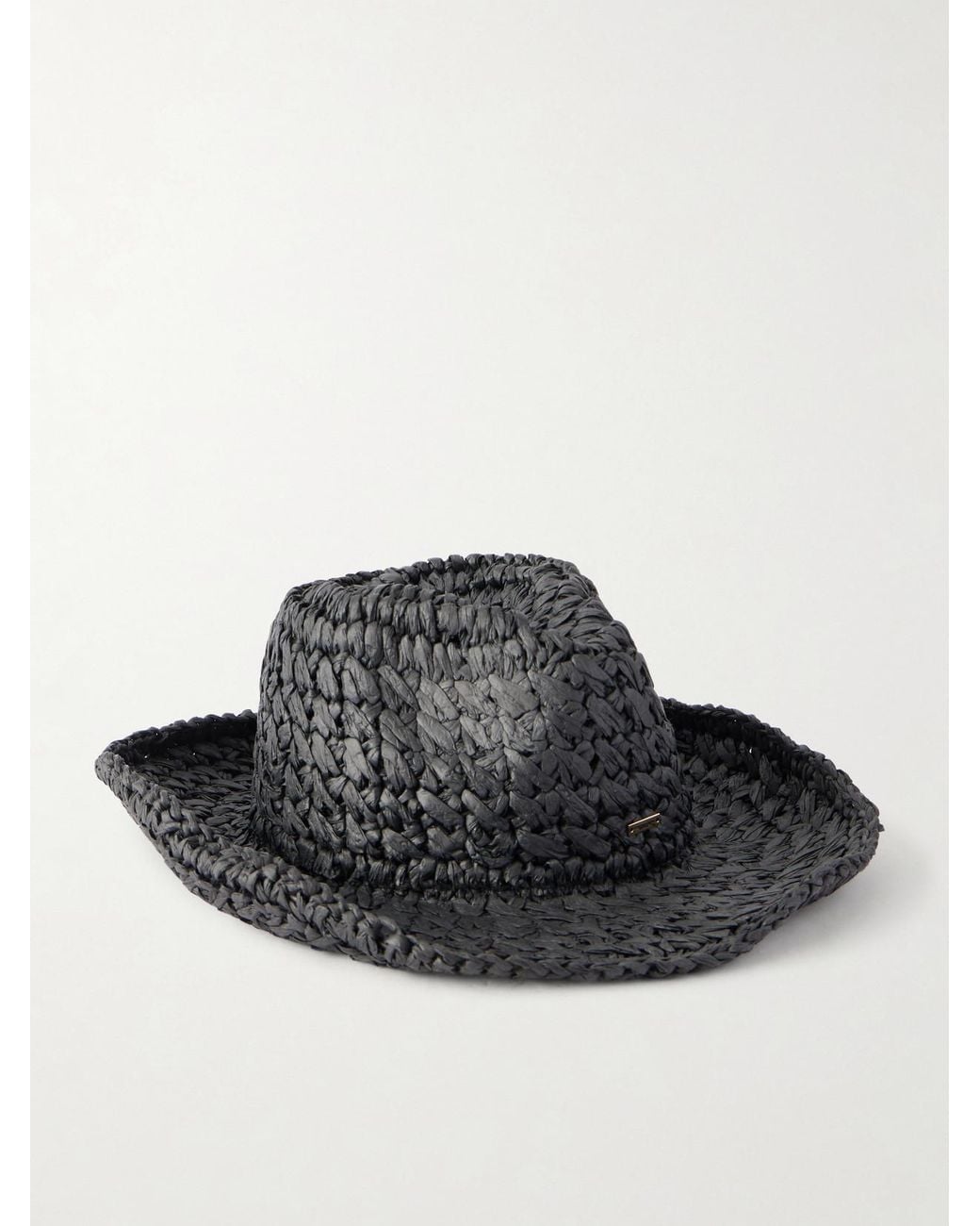 Eugenia Kim Black Winona Crochet Hat