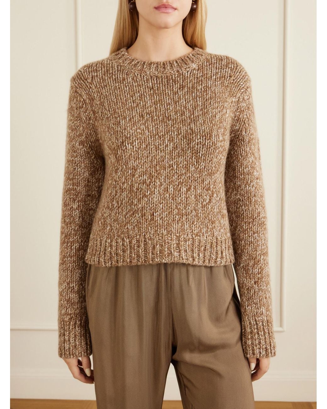 LeKasha Natural Pathayi Organic Cashmere Sweater