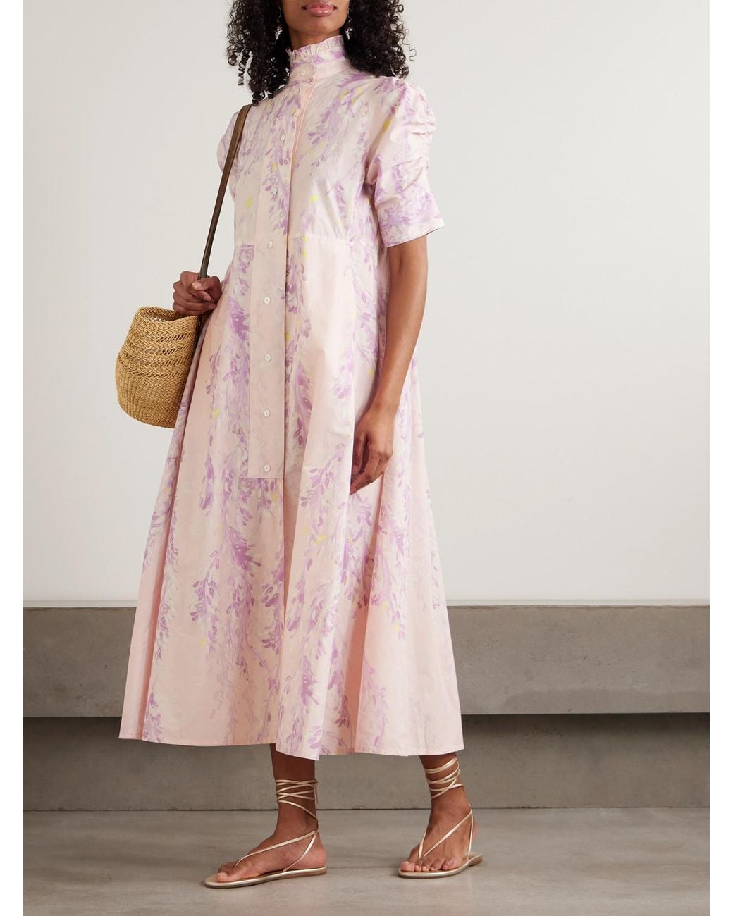 beige linen dresses Canyon Linen Midi Dress Black / L main image 1
