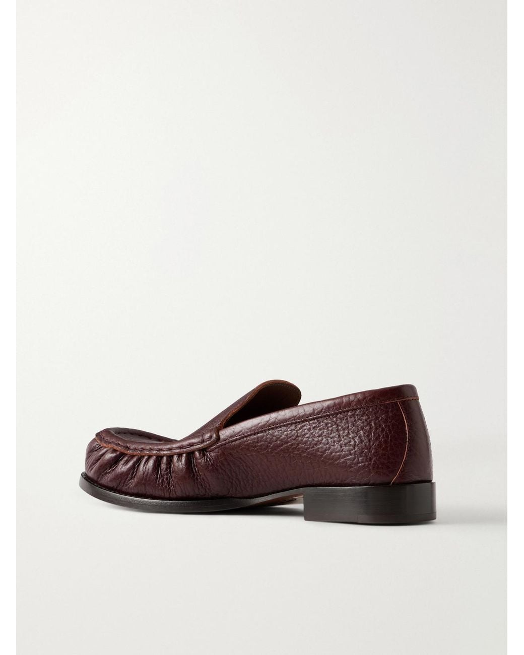 Dries Van Noten Brown Leather Loafers
