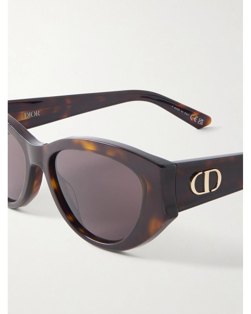 Dior Multicolor Diorglow B1I Cat-Eye Acetate Sunglasses