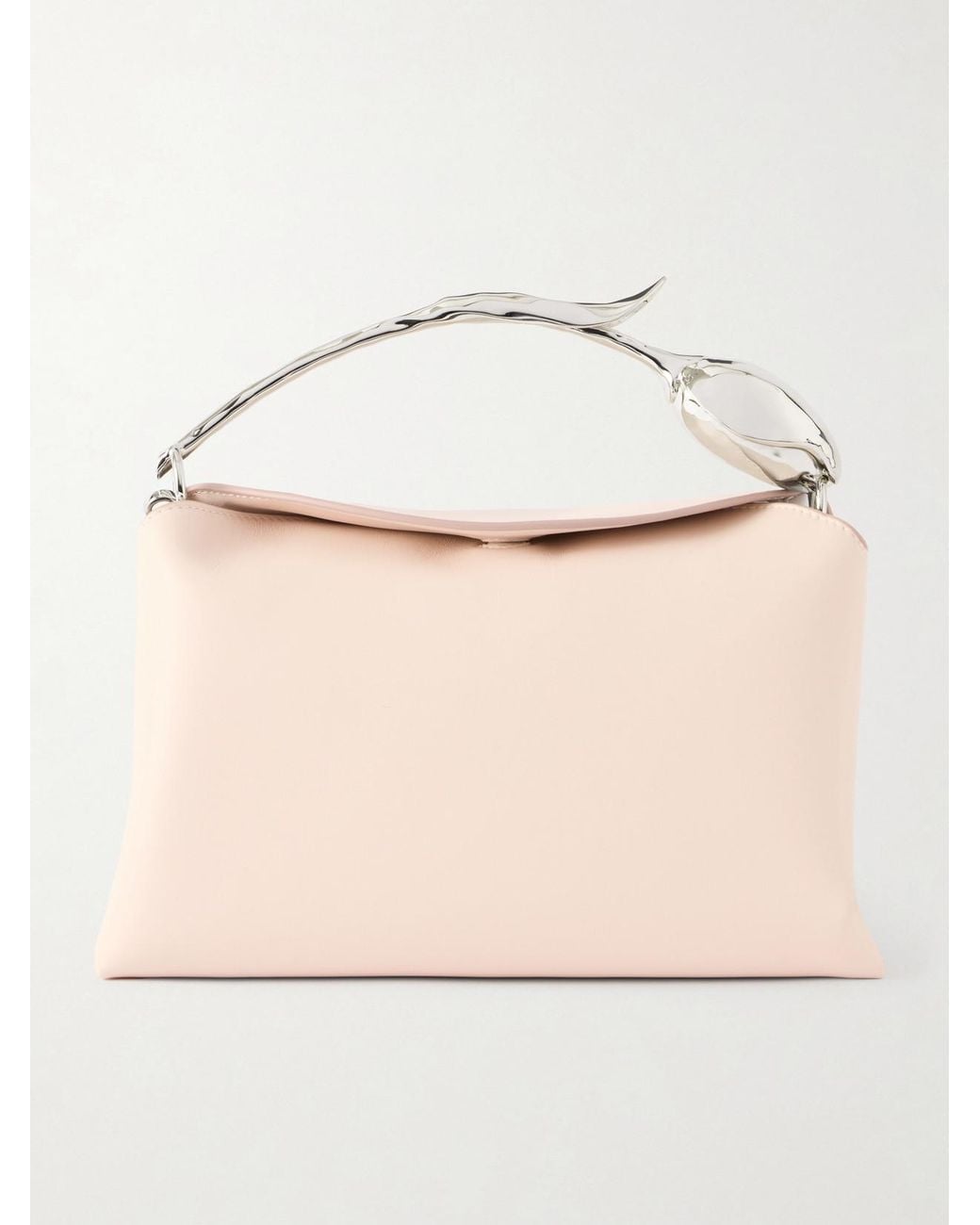Erdem Natural Bloom Medium Leather Top-Handle Bag