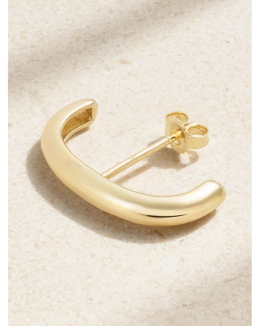 STONE AND STRAND Natural Golden Glow 14-Karat Single Earring
