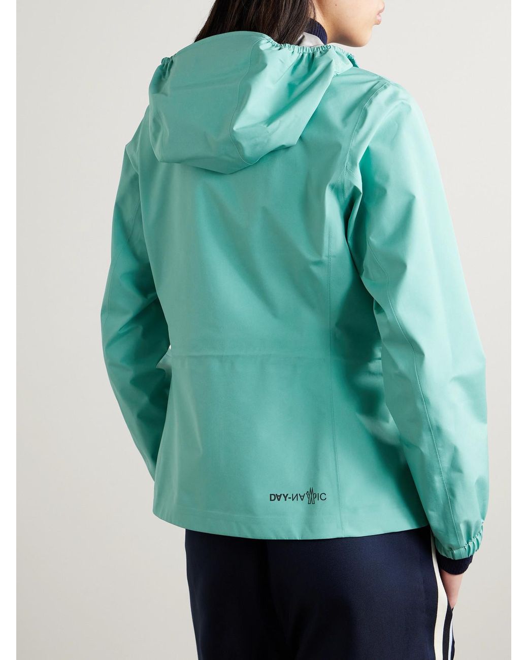 Moncler Green Valles Hooded Gore-Tex Paclite Jacket