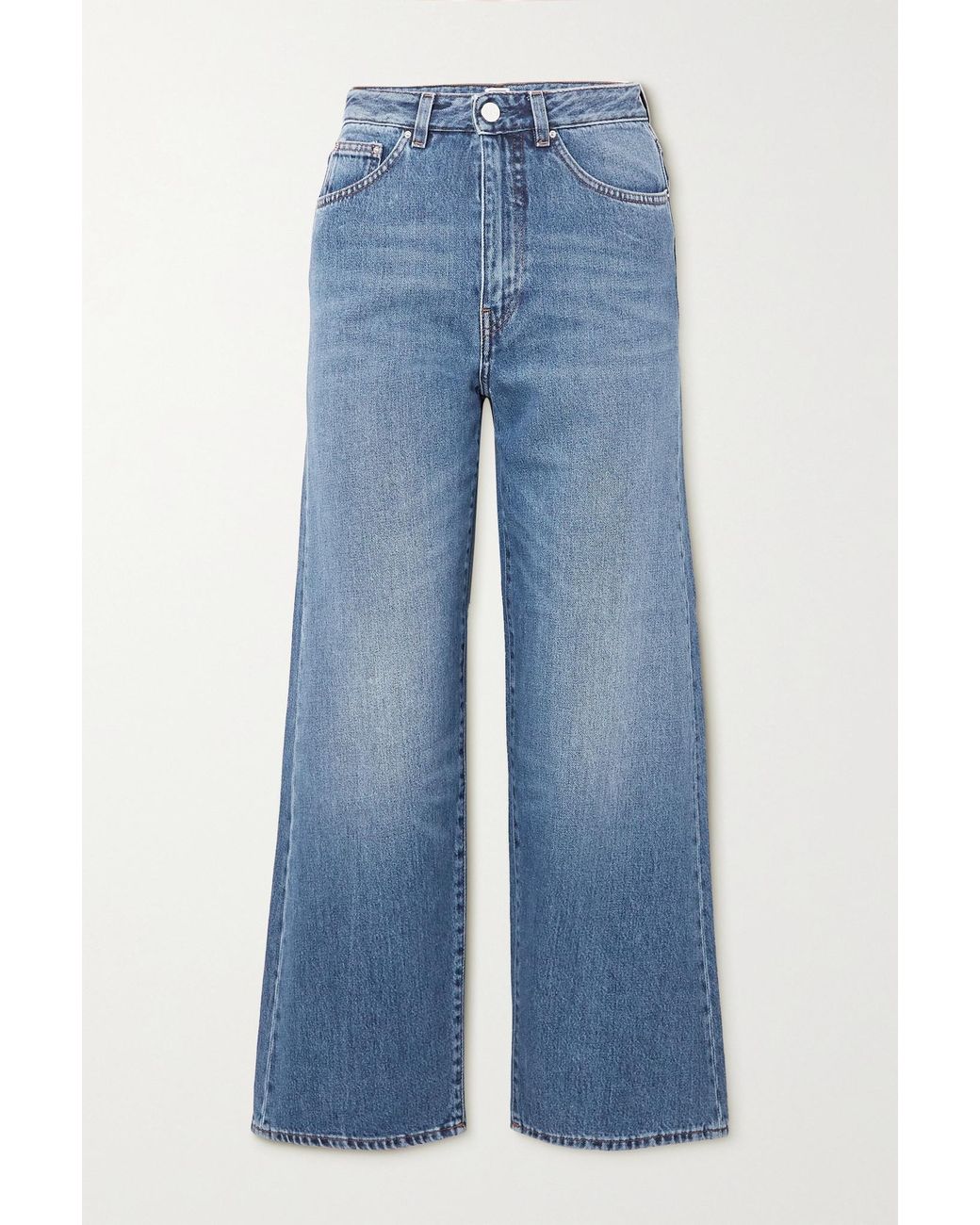 Totême Denim High-rise Wide-leg Jeans in Blue - Lyst