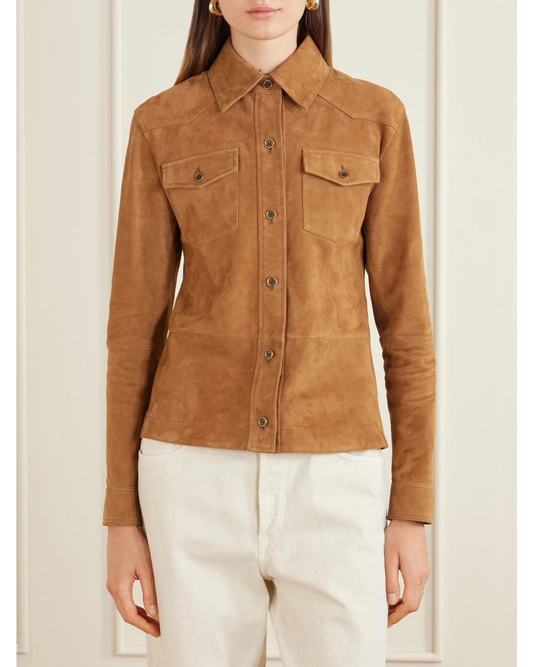 Arma Brown Faye Suede Jacket