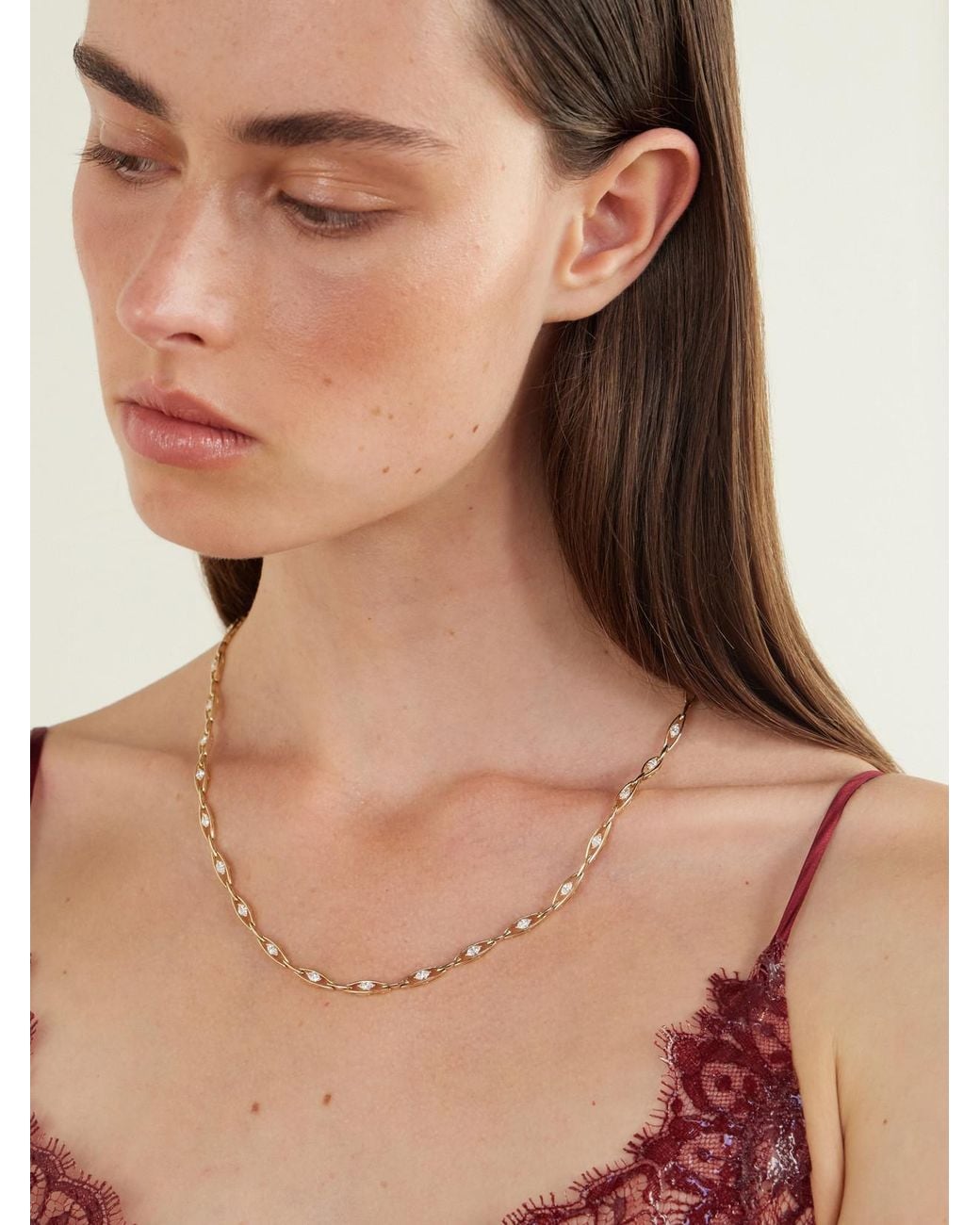 Anita Ko Natural Vito 18-Karat Diamond Necklace