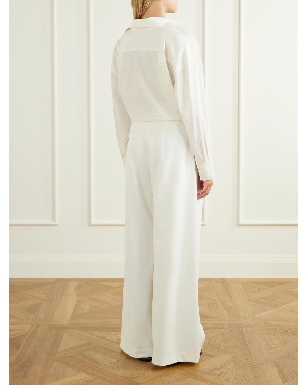 ANDRES OTALORA White Cotton Poplin Blouse