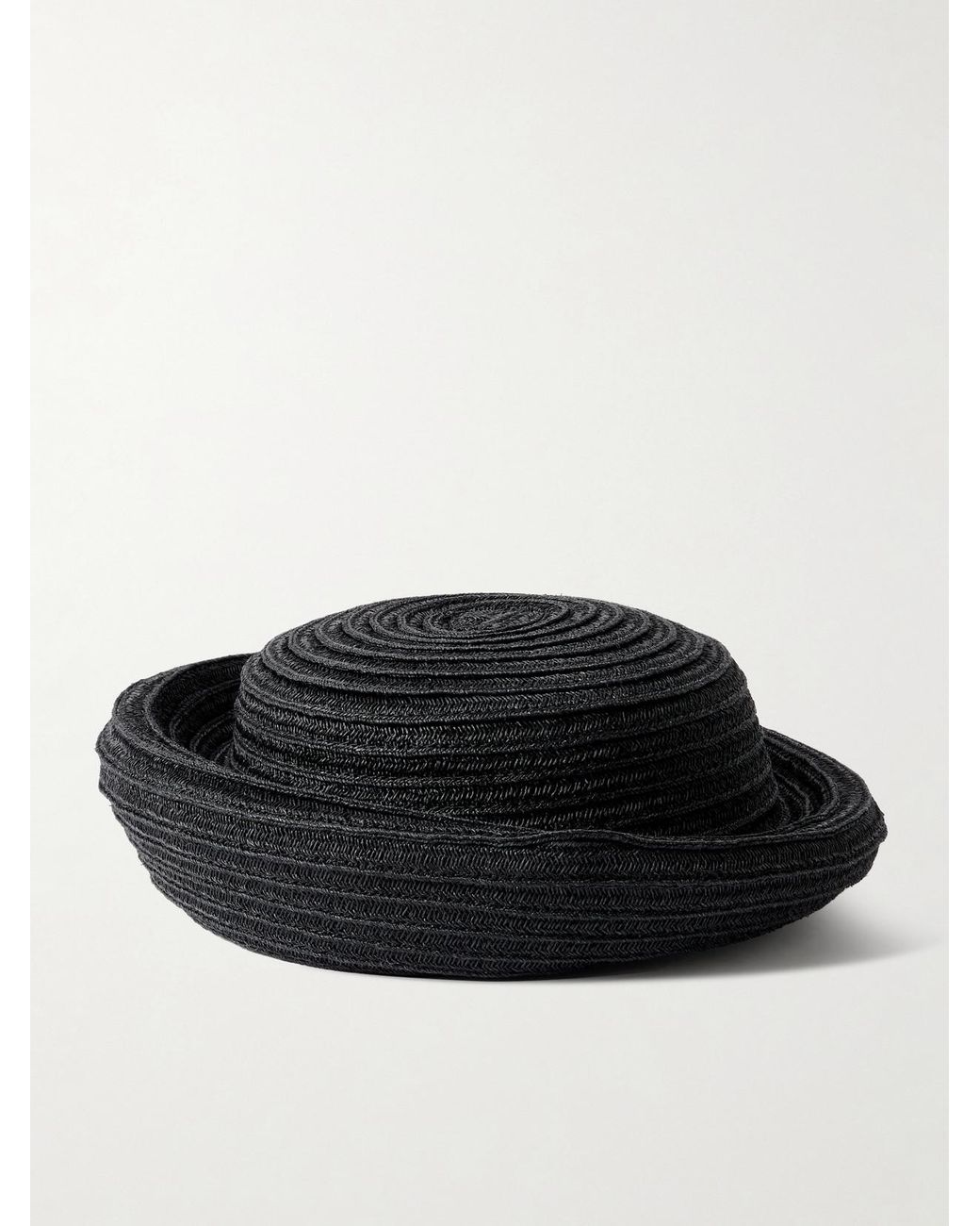 Gigi Burris Millinery Laura Straw Pillbox Hat in Black | Lyst